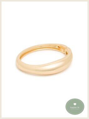 Polished Cuff Bracelet 6cm Diameter Stylish Accessory